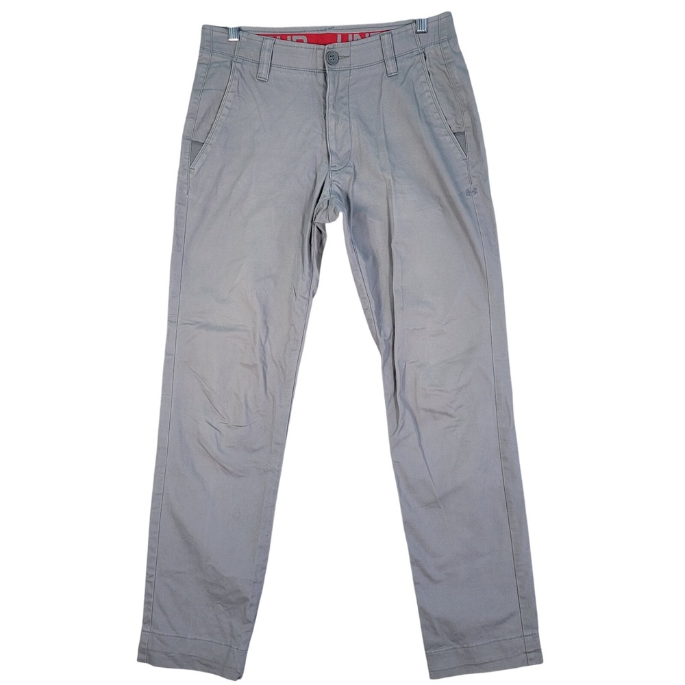 Under Armour Pants Men's Size 32 x 33* (Actual) Gray‎ Chino Straight Fit Heavy
